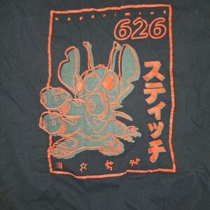 Disney Stitch Black T-Shirt